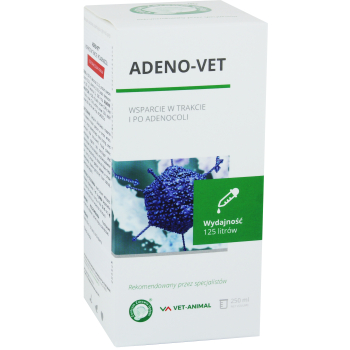 Vet Animal - Adeno-Vet - 250ml (wspracie w trakcie i po Adenocoli)